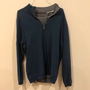 Green Tommy Bahama Quarter Zip
